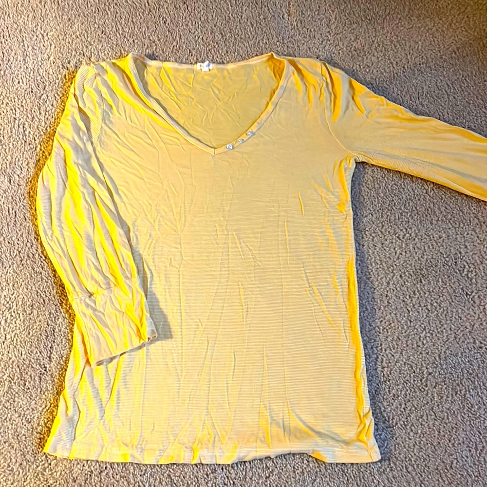 J crew 3:4 sleeve Vneck medium